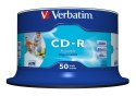 Verbatim CD-R AZO Wide Inkjet Printable no ID 700 MB 52x 50 szt.