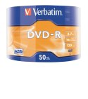 Verbatim Dyski DVD-R Matt Silver 50PK Wrap, cake