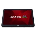 Viewsonic VSD243 monitor komputerowy 59,9 cm (23.6") 1920 x 1080 px Full HD LED Ekran dotykowy Kiosk Czarny