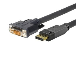 Vivolink 15m Displayport - DVI-D Czarny