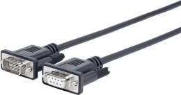 Vivolink PRORS15 kabel równoległy Czarny 15 m RS-232