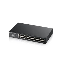 Zyxel GS1100-24E Nie zarządzany Gigabit Ethernet (10/100/1000) Czarny