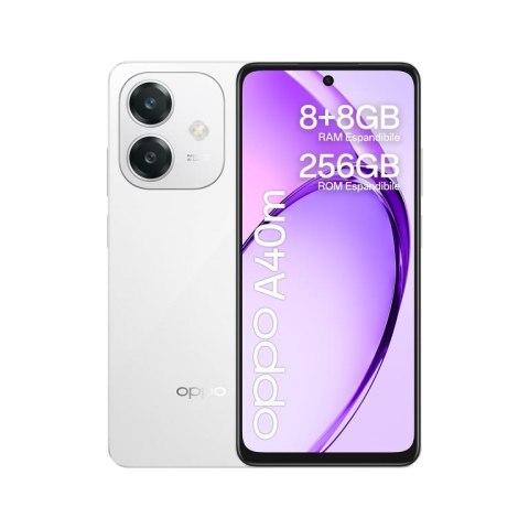 OPPO A40M 16,9 cm (6.67") Dual SIM Android 14 4G USB Type-C 8 GB 256 GB 5100 mAh Biały