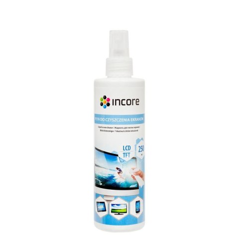 Płyn do czyszczenia ekranów INCORE 250 ml atomizer