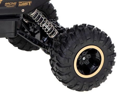 Samochód zdalnie sterowany na pilota RC Rock Crawler 1:12 4WD METAL złoty