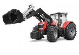 BRUDER Traktor Massey Ferguson 7600 z ladowaczem