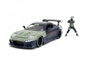 JADA TOYS Pojazd z figurką Naruto 93 Mazda RX-7 1/24