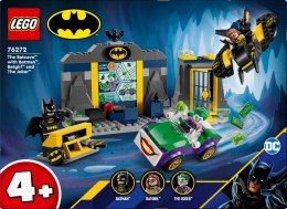 LEGO Klocki Super Heroes 76272 Jaskinia Batmana z Batmanem, Batgirl i Jokerem