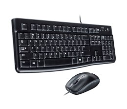 Logitech Desktop MK120 klawiatura Dołączona myszka USB QWERTZ Niemiecki Czarny