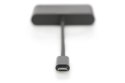 Digitus Wieloportowy adapter HDMI USB Type-C™, 3 porty