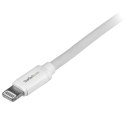 StarTech.com USBLT2MW kabel Lightning 2 m Biały