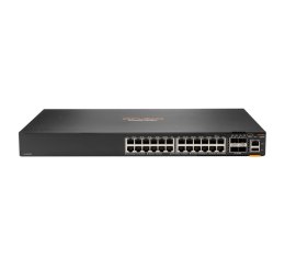 Aruba 6200F 24G 4SFP+ Zarządzany L3 Gigabit Ethernet (10/100/1000) 1U Czarny