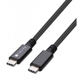 Techly ICOC MUSB40-CMCM08 kabel USB USB4 Gen 3x2 0,8 m USB C Czarny