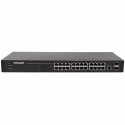 Intellinet 560917 łącza sieciowe Zarządzany Gigabit Ethernet (10/100/1000) 1U Czarny