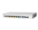 Cisco CBS350 Zarządzany L3 Gigabit Ethernet (10/100/1000) Obsługa PoE 1U Czarny, Szary