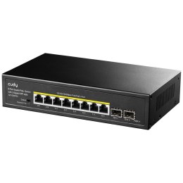 Switch CUDY GS1008PS2 8-Port Gigabit PoE+ 120W 2xSFP