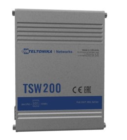 Switch PoE Teltonika TSW200 x RJ45 1000Mb/s PoE+, 2x SFP, 240W