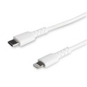 StarTech.com RUSBCLTMM2MW kabel do telefonu Biały 2 m USB C Lightning