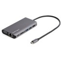 StarTech.com DKT30CHVAUSP stacja dokująca Przewodowa USB 3.2 Gen 1 (3.1 Gen 1) Type-C Czarny, Szary