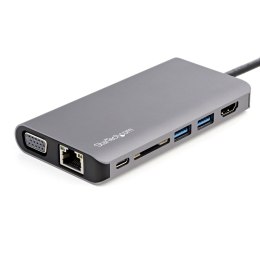 StarTech.com DKT30CHVAUSP stacja dokująca Przewodowa USB 3.2 Gen 1 (3.1 Gen 1) Type-C Czarny, Szary