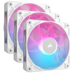 Corsair iCUE LINK RX120 RGB Series, PWM Fan 3 Pack - 120 mm, biały