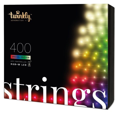 Inteligentne lampki choinkowe Twinkly 400 RGB+W 32m