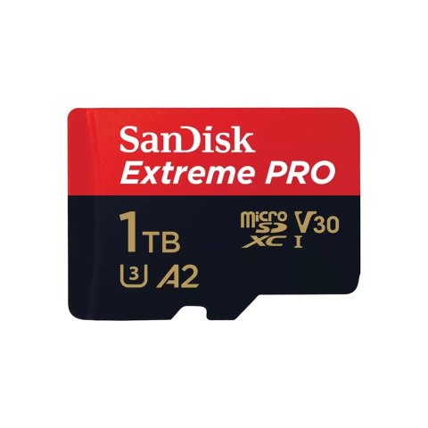 KARTA PAMIĘCI SANDISK EXTREME PRO microSDXC 1TB 200/140 MB/s A2 C10 V30 UHS-I U3