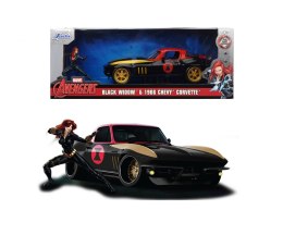 Jada Toys Marvel Black Widow 1966 Chevy 1:24