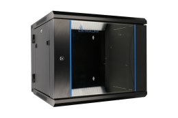 Extralink 6U 600x600 AZH Czarna | Szafa rack | montowana na ścianie, dwusekcyjna