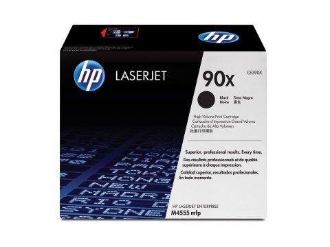 HP 90X oryginalny wkład z czarnym tonerem LaserJet XL