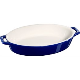 Owalny półmisek ceramiczny Staub - 1.1 ltr, Niebieski