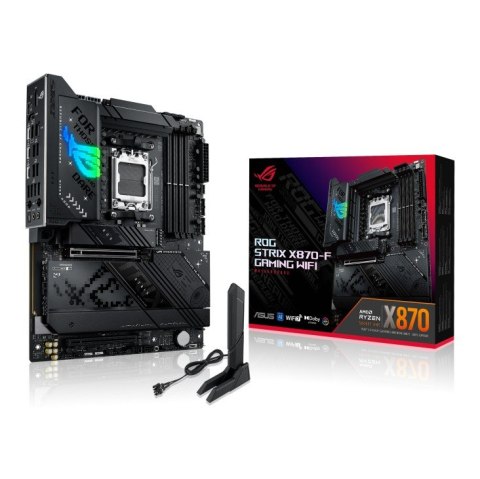 Asus Płyta główna ROG STRIX X870-F GAMING WIFI 4DDR5 HDMI/USB-C/DP