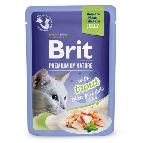 BRIT Premium Trout Fillets in Jelly - mokra karma dla kota - 85 g