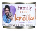 FAMILY FIRST Adult Danie z królikiem - mokra karma dla kota - 200g