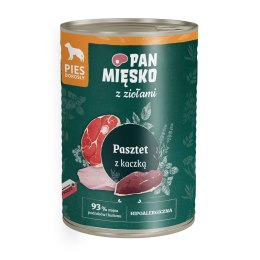 Pan Mięsko Pasztet z kaczką z ziołami Adult 400g