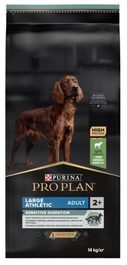 PURINA PRO PLAN Large Athletic Adult Sensitive Digestion with OPTIDIGEST - sucha karma dla psa o atletycznej budowie ciała i wra