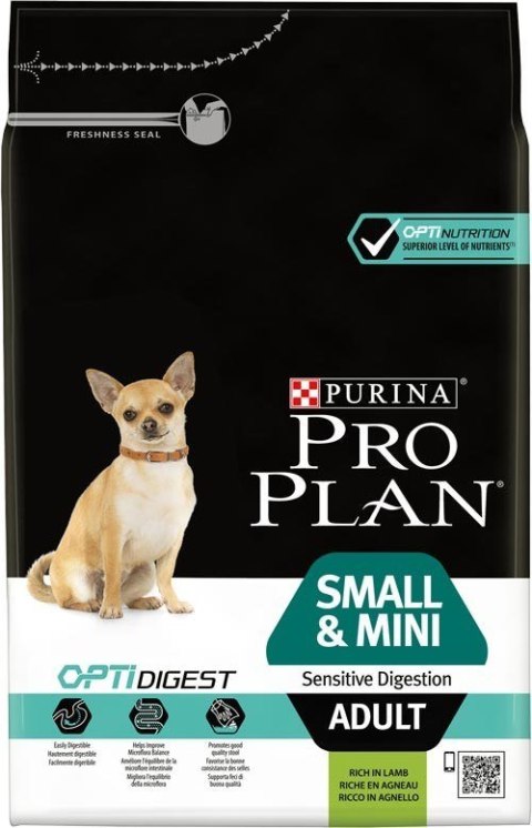 Purina Pro Plan SMALL & MINI ADULT OPTI DIGEST Jagnięcina 3kg