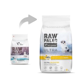 VetExpert Raw Paleo Ultra Indyk Medium&Large Puppy 2kg