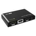 Techly IDATA HDMI2-4K2HDR rozgałęziacz telewizyjny HDMI 2x HDMI