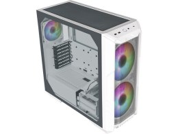 Cooler Master HAF 500, Midi-Tower, ARGB, Szkło hartowane - białe