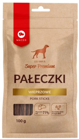 MACED Pałeczki wieprzowe - przysmak dla psa - 100 g