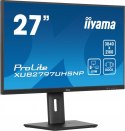 IIYAMA Monitor 27 cali XUB2797UHSNP-B1, 4K, IPS, DP, HDMI, USB-C, Pivot, HAS /5y/