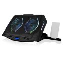 MODECOM Podstawka chłodząca pod laptopa CF21 RGB SILENT FAN Czarna