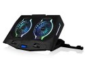 MODECOM Podstawka chłodząca pod laptopa CF21 RGB SILENT FAN Czarna