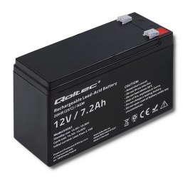 QOLTEC AKUMULATOR AGM 12V | 7.2AH | MAX 108A