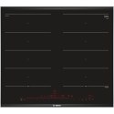 Bosch PXX675DC1E płyta kuchenna Czarny, Stal nierdzewna Wbudowany Płyta indukcyjna strefowa 4 stref(y)
