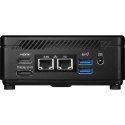 MSI Cubi 5 12M-004EU Intel® Core™ i3 i3-1215U 8 GB DDR4-SDRAM 256 GB SSD Windows 11 Pro Mini PC Czarny