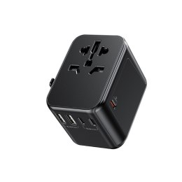 WEKOME Ładowarka / Adapter podróżny Pop Digital Series EU / UK / US / AU + 3x USB-C & 2x USB-A 30W Czarny