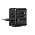 WEKOME Ładowarka / Adapter podróżny Pop Digital Series EU / UK / US / AU + 3x USB-C & 2x USB-A 30W Czarny