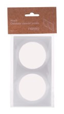 Podwójna ramka ozdobna FIBARO Double Cover Plate, antracyt (FG-Wx-PP-0003-8)
